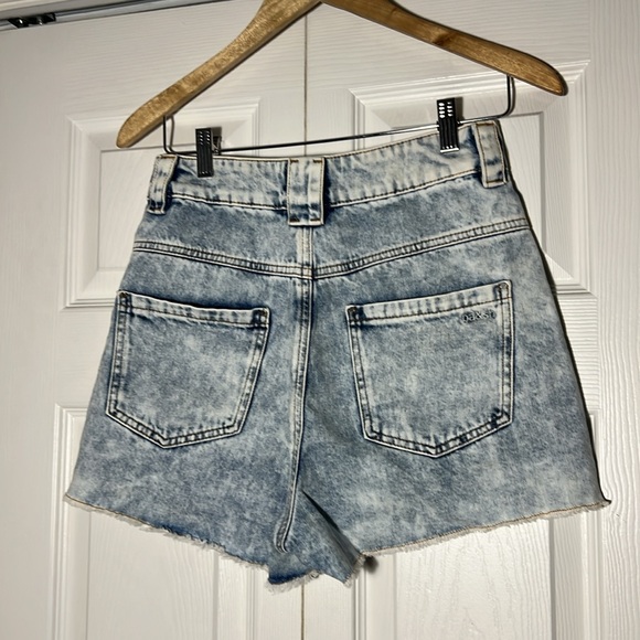 ba&sh David Highwaist Acid Wash Short 1 Small - Picture 6 of 9